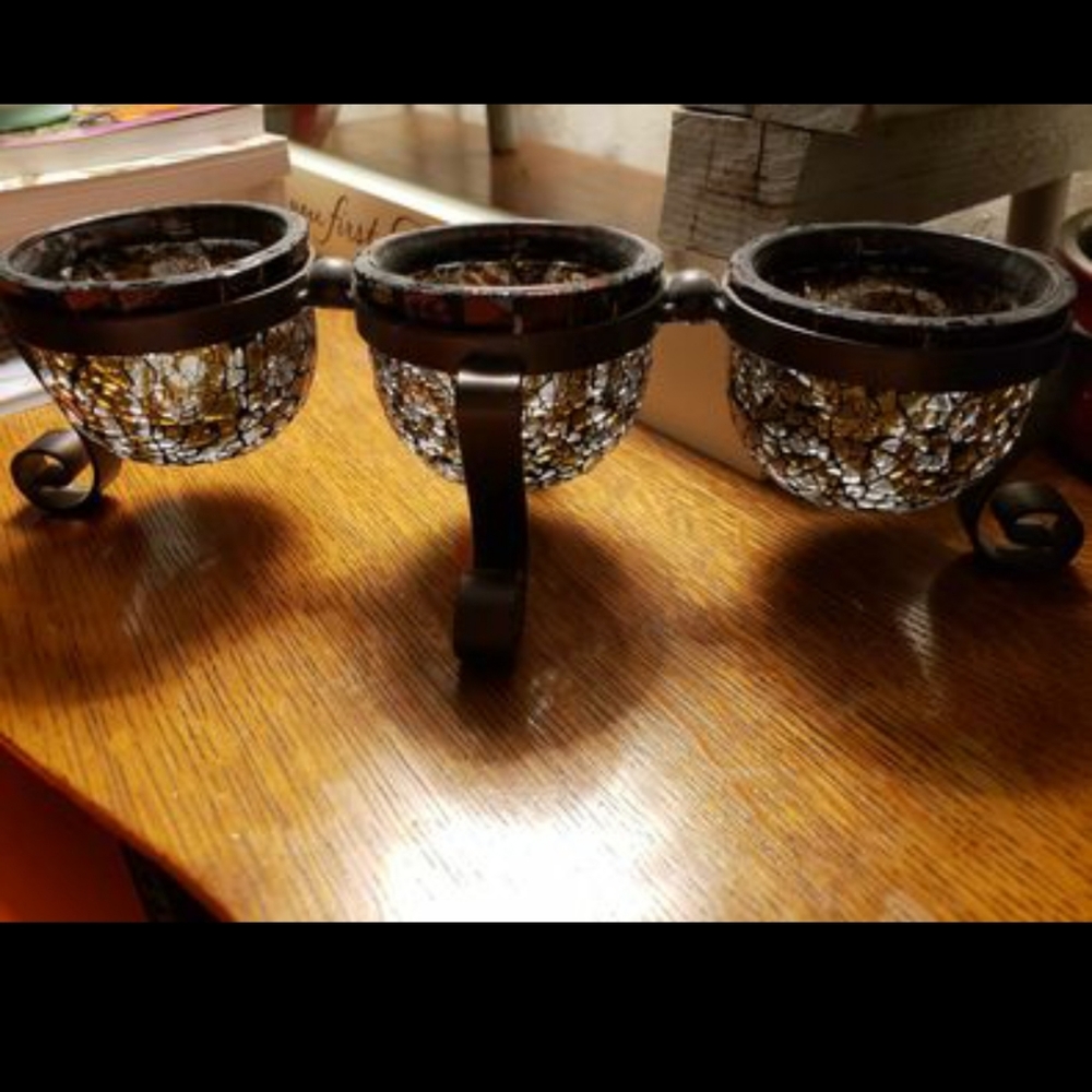 Mosaic 3 Tea Lite candle holder
